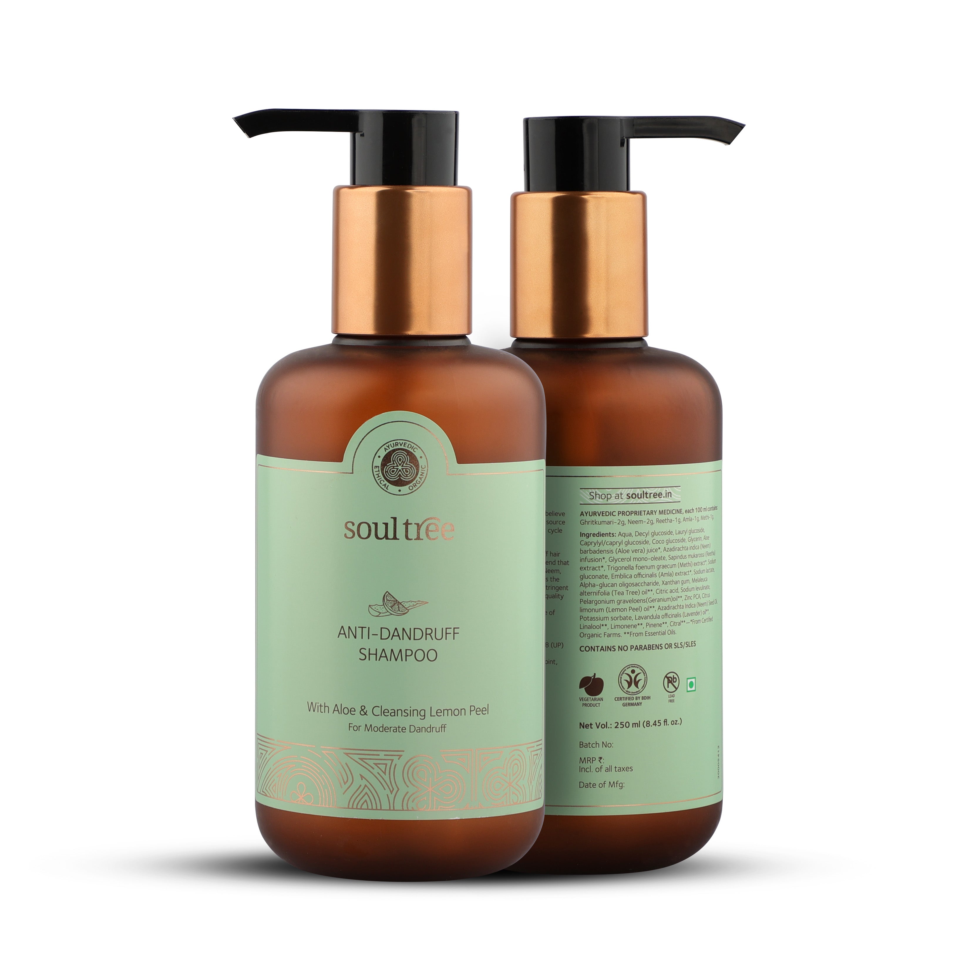 Anti-Dandruff Shampoo with Aloe and Cleansing Lemon Peel