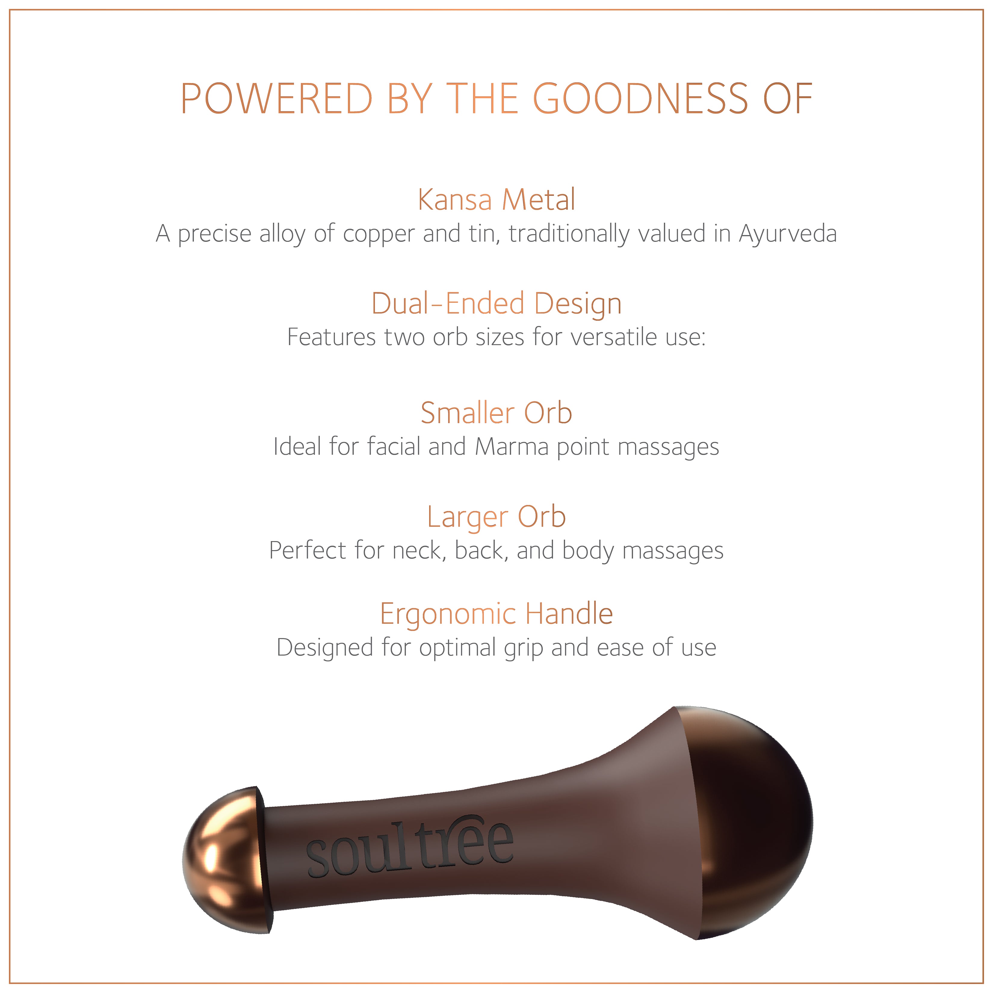 Ayurvedic Dual Kansa Wand