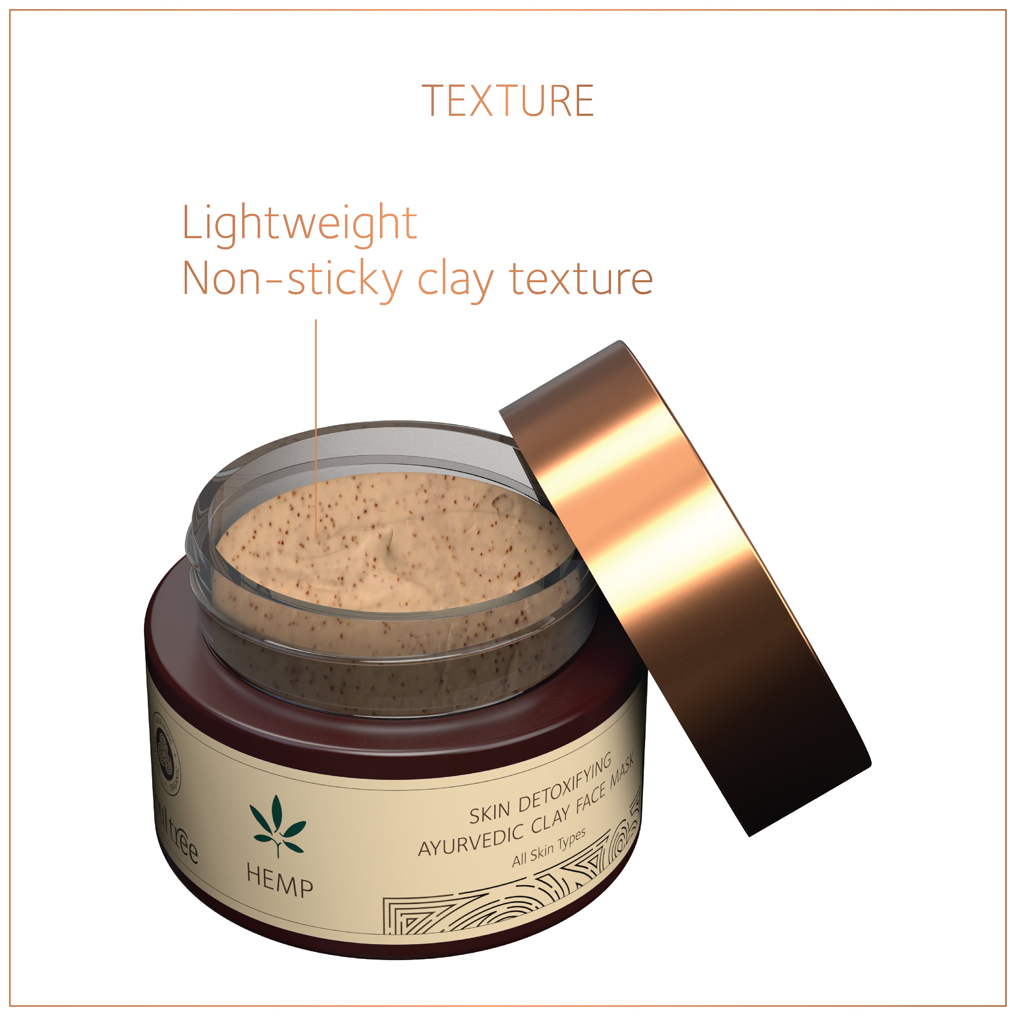 Hemp Skin Detoxifying Ayurvedic Clay Face Mask